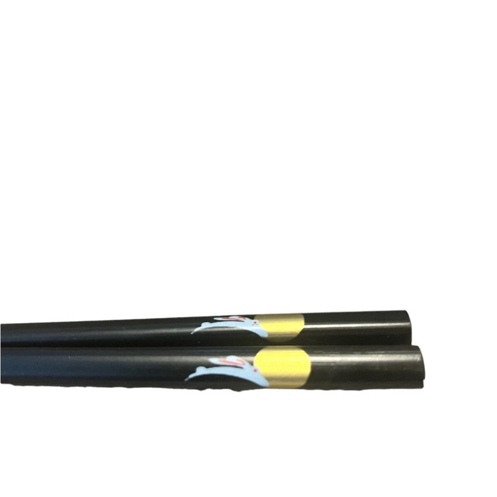 Japanese MoonGenji Chopsticks‎ in woodbox slid lid Reusable unique design sushi - Picture 2 of 6